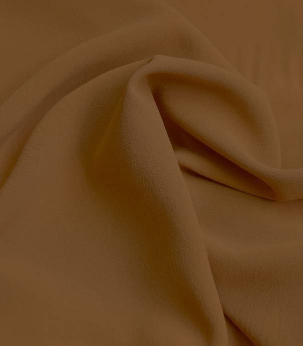 Tissu crêpe viscose mat - Ocre