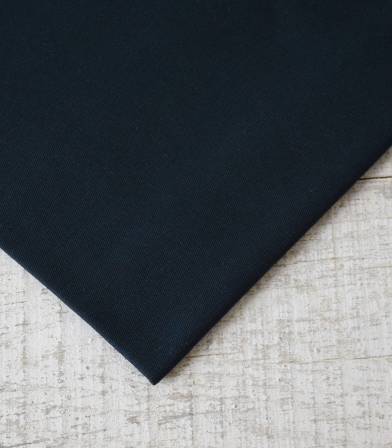 Tissu gabardine bleu nuit