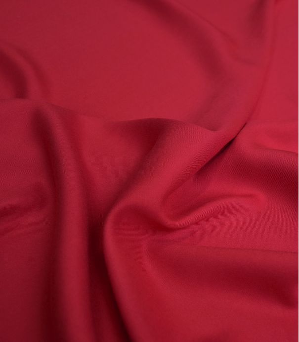 Twill viscose Coquelicot