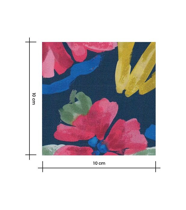Tissu toile de Jouy au mètre - twill de tencel imprimé pour robes