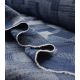 Tissu Jacquard Jean Patch