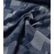 Tissu Jacquard Jean Patch