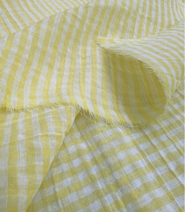 Tissu double gaze light - Sunshine