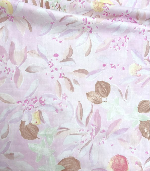 Tissu japonais Nani Iro- Gaze Margo Mauve