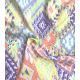 Tissu twill viscose - Ikat pastel