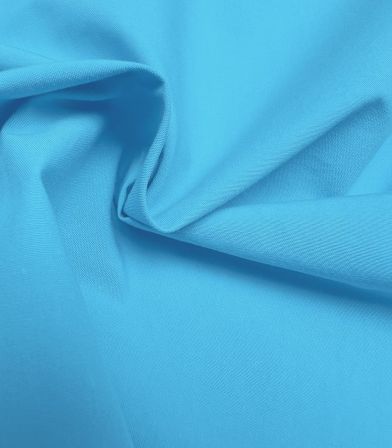 Tissu Fibremood popeline coton lavé - Azur