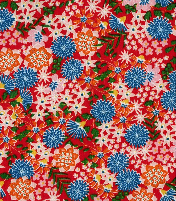 Tissu coton - AKEMI rouge