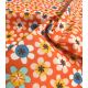 Tissu coton fin- NAMI Orange