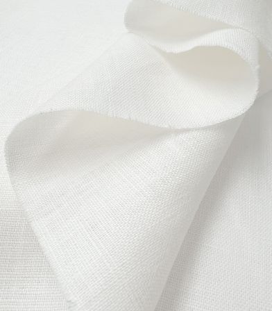 Tissu Lin souple - SUPERLINO blanc
