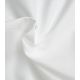 Tissu chambray poly coton - Blanc