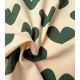 Tissu Jersey imprimé - Hearts green