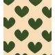 Tissu Jersey imprimé - Hearts green