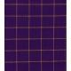 Tissu coton bio Grid - Plum/ mustard