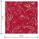 Tissu viscose Rama - Rouge