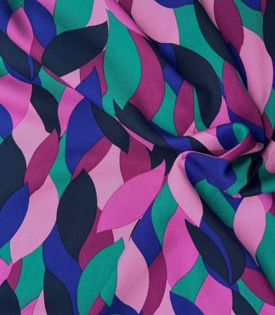 Twill viscose - Canopé purple