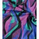 Tissu jersey viscose - Wild jungle purple