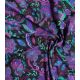 Tissu jersey viscose - Bengali flowers purple