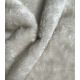 Tissu double face sherpa / velours - light kaki