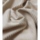 Tissu double face sherpa / velours - Beige