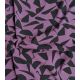 Tissu viscose Stretch - Empreinte Plum