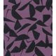 Tissu viscose Stretch - Empreinte Plum