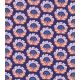 Tissu velours milleraies - Fleurs pop Purple