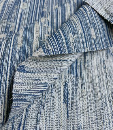 Tissu Jacquard Denim Used