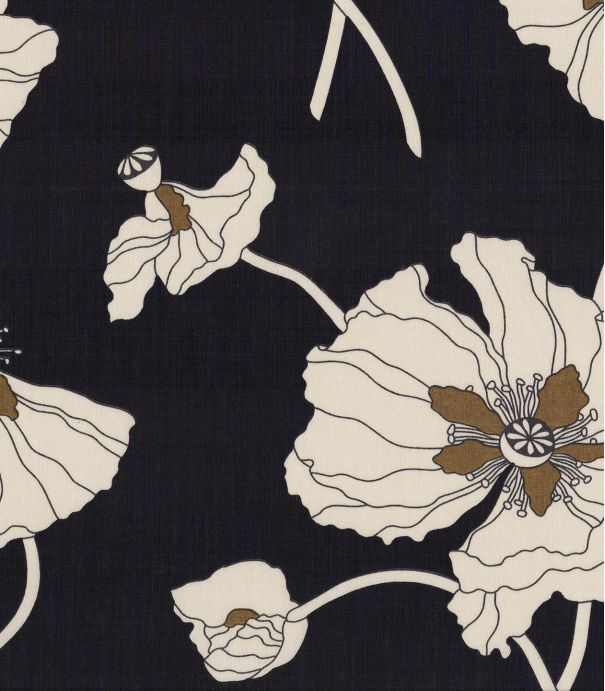 Tissu Liberty Fragile Blooms - Noir