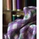 Tissu viscose tramée - Harry's checks Purple