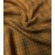 Tissu crêpe viscose Checks - Ocre