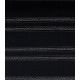 Tissu viscose Gold stripes - Noir