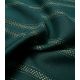 Tissu viscose Gold stripes - Forest