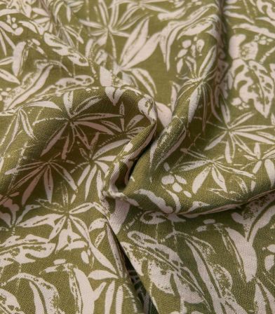 Tissu viscose tramée Palmyre - Leaf