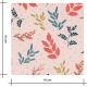 Tissu bio Cloud9- Pastel Branches pink