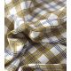 Tissu viscose tramée - Harry's checks Bronze