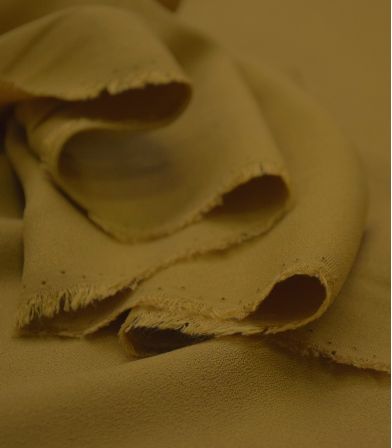 Tissu crêpe de viscose - Bronze