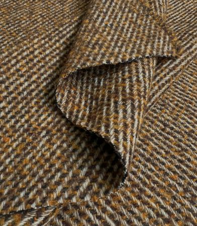 Tissu lainage manteau - Caramel