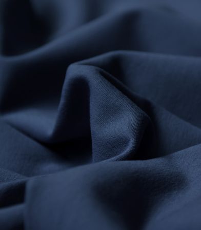 Tissu French terry brushed - Navy