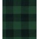 Tissu flanelle coton - Checks vert