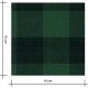 Tissu flanelle coton - Checks vert