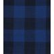 Tissu flanelle coton - Checks Black / Blue