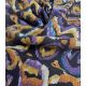 Tissu viscose crinkle Ikat - purple