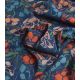 Tissu viscose - Roseraie midnight