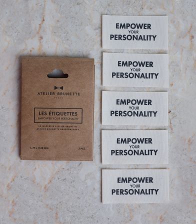 Etiquettes à coudre AB - Empower your Personality