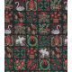 Tissu coton - Holiday Tapestry Evergreen