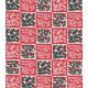 Tissu coton - Yuletide Floral Red