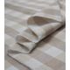 Tissu nappe carreaux - Beige & Blanc