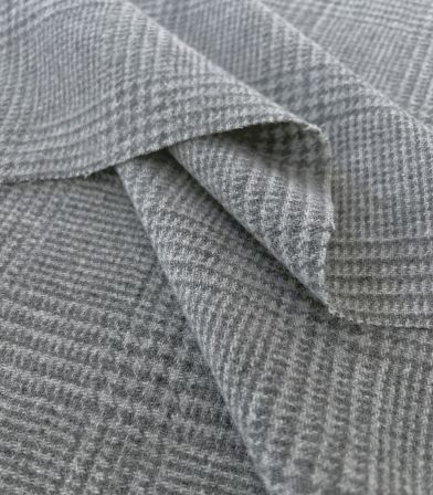 Tissu laine Prince de Galles - Gris