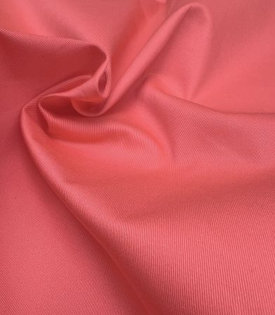 Tissu gabardine souple stretch - Corail