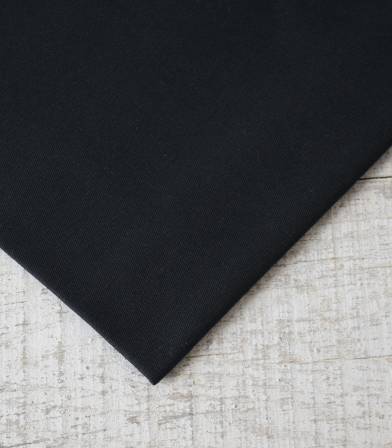 Tissu Coton Diabolo Noir - Qualité pro - Epais - Décoration - Habillement